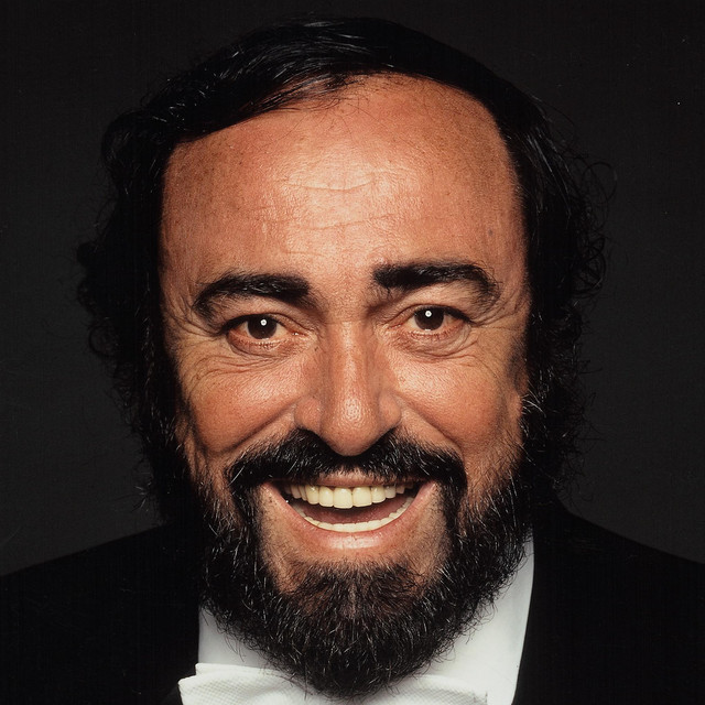 Pavarotti Smiling